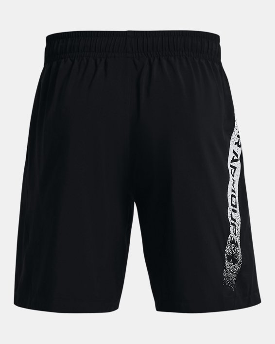 Men's UA Woven Graphic Shorts in Black image number 5